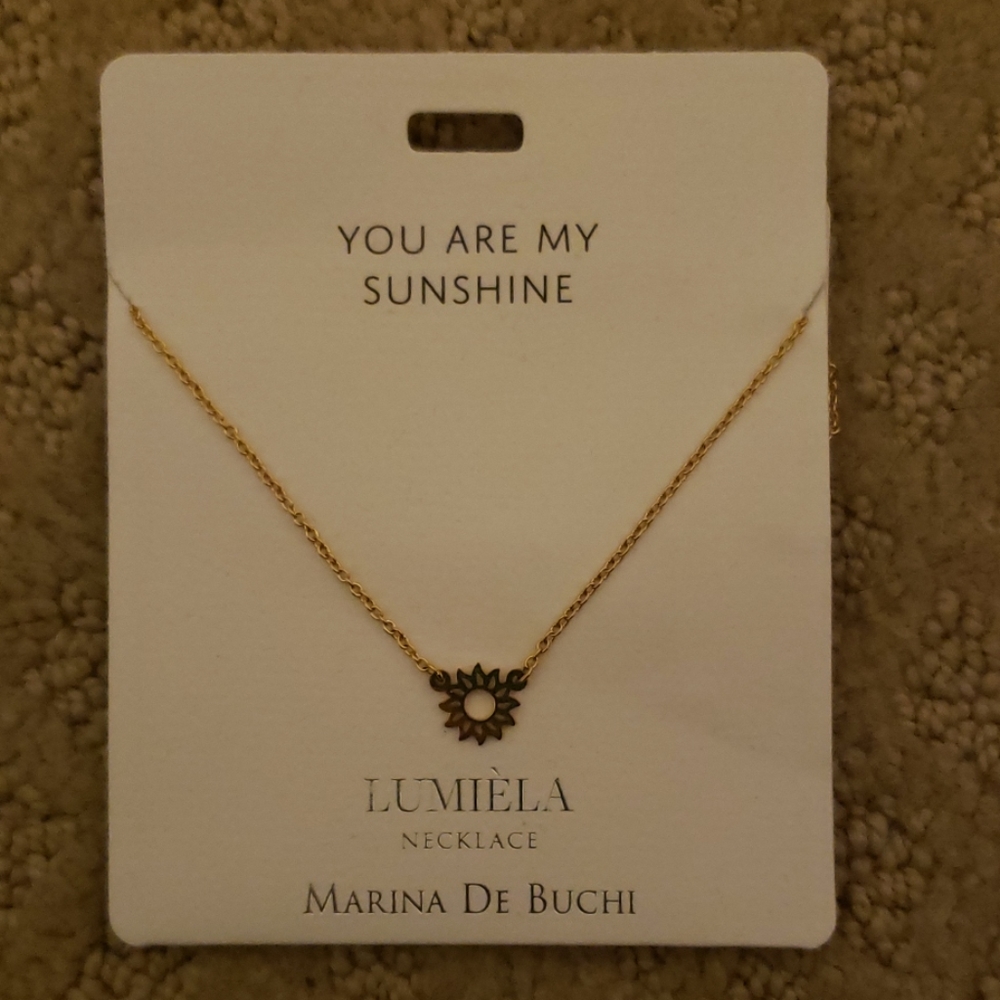 Marina De Buchi You are My Sunshine necklace
